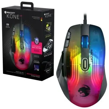 Roccat Kone XP 3D Lighting 15 Button Black Gaming Mouse